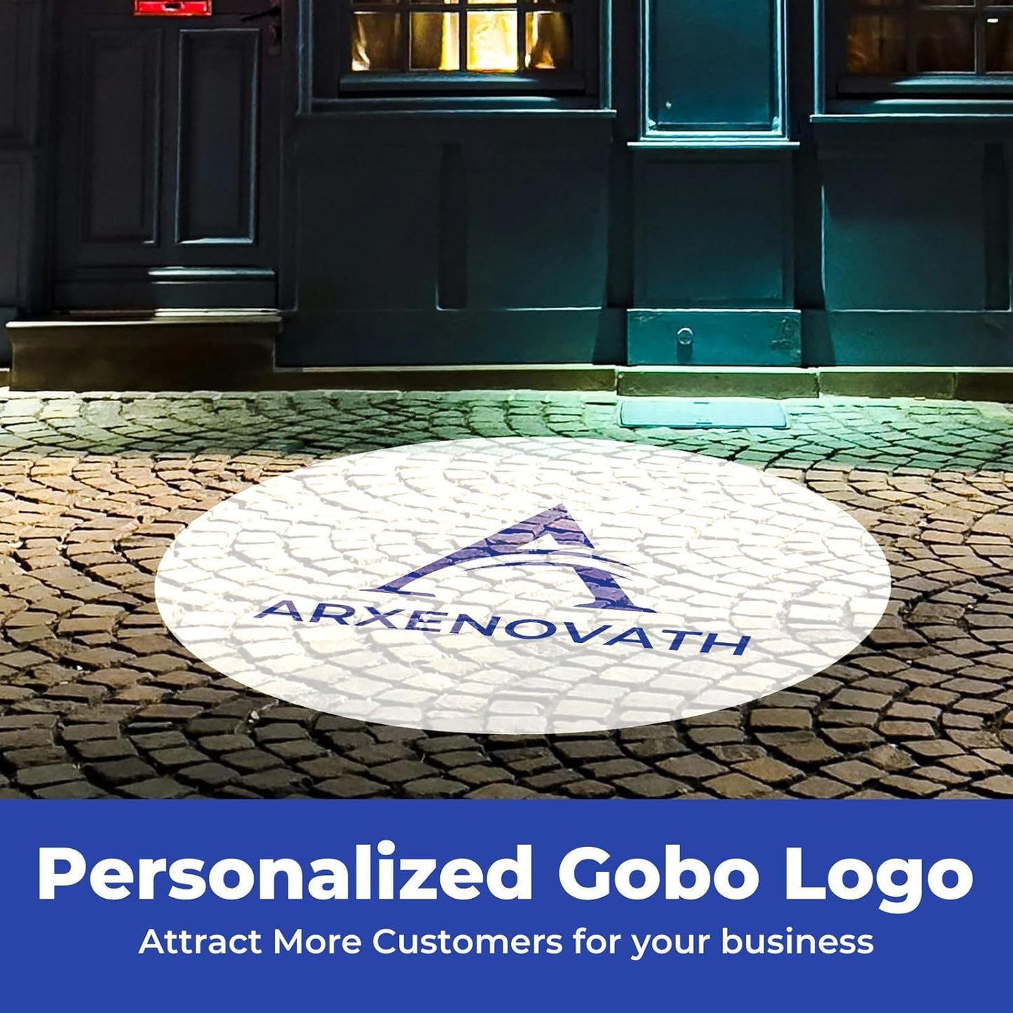 Custom Logo Projector 35w GOBO Projector-DJ Effect Light - 35W LED Logo GOBO Projector Indoor Business Store Wedding