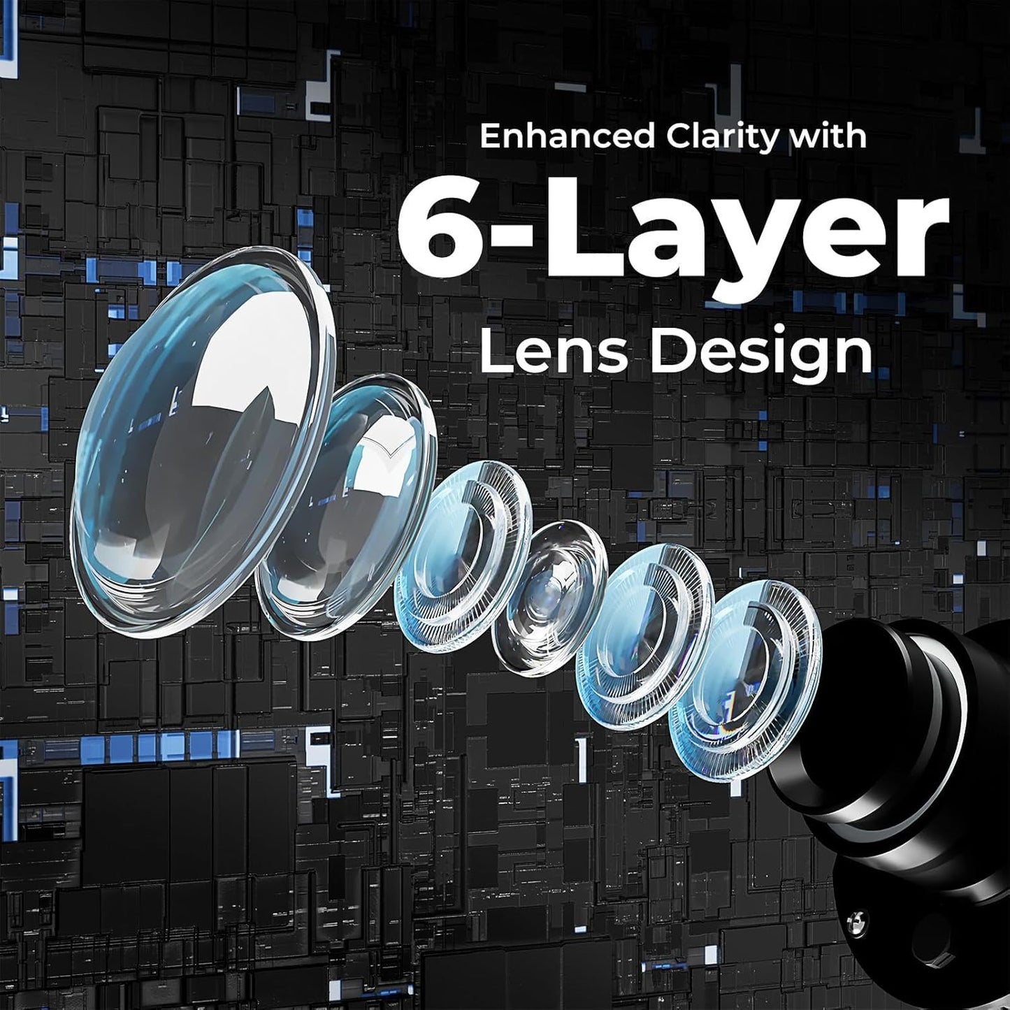 30W Gobo Projector Custom Logo Projector for Business Light-Black